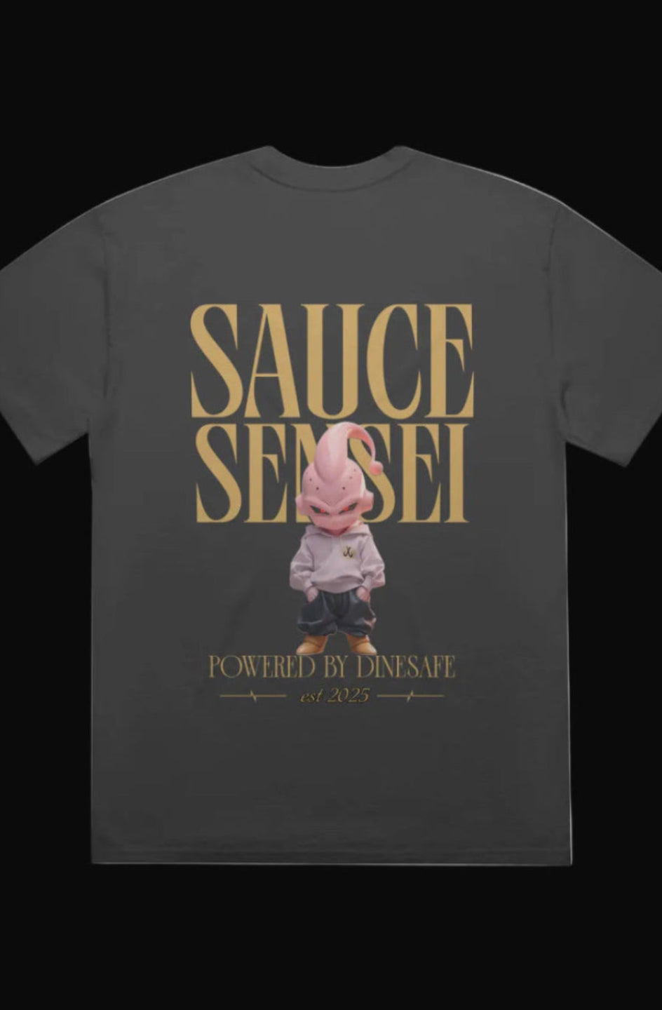 Sauce Sensei Tee 01 — Black Gold