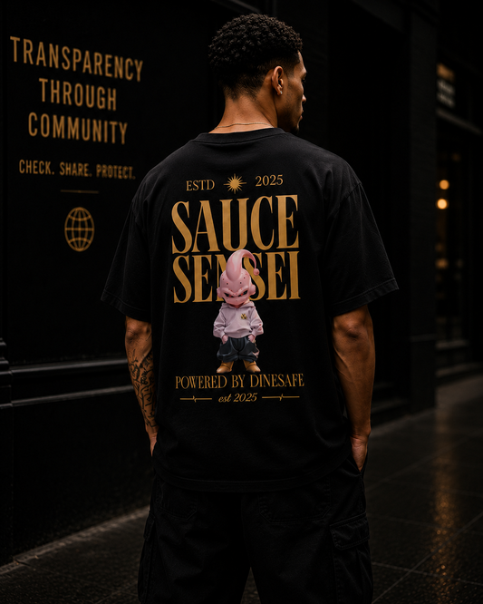 DROP 001 — Sauce Sensei Heavyweight Tee